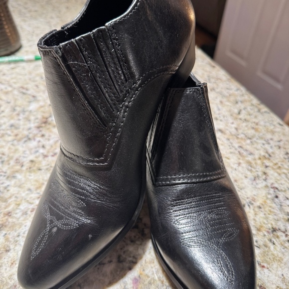 Vintage Durango Black Western Boots - SIZE 7 - Picture 1 of 3